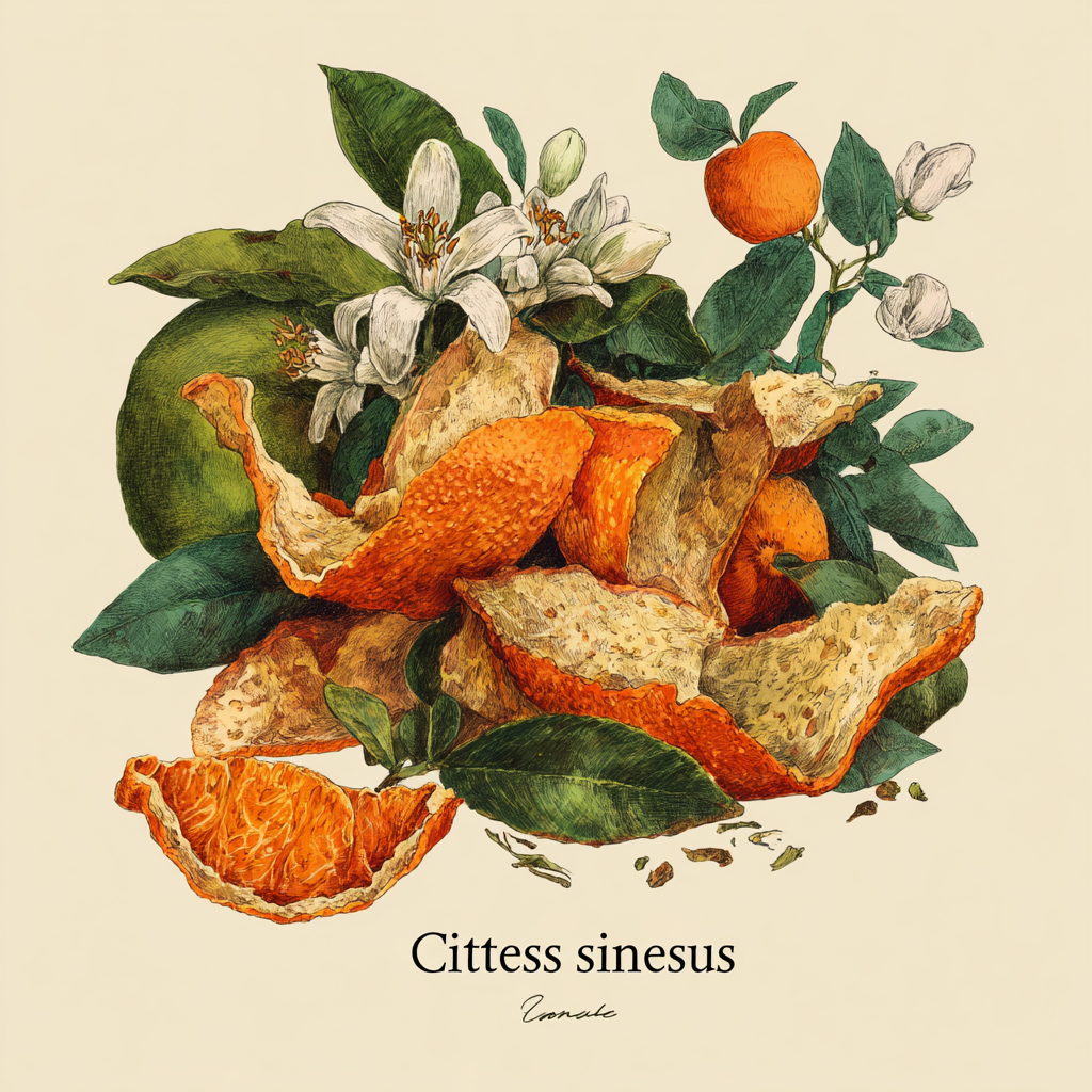 Dried Orange Peels